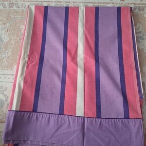 Striped Pink and Purple Flat Full Sheet